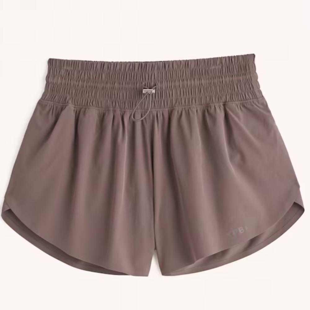 Abercrombie YPB Flyaway Shorts, Espresso, Size M